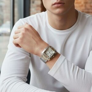 Vintage New Paul Jardin quartz wrist Mens Watch